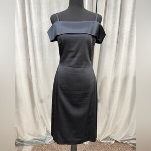 Tahari Strapless Black Dress